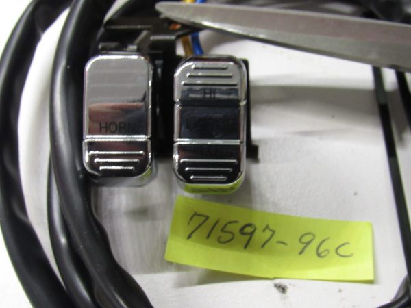 Harley Evo,Twin Cam,Chrome?Dimmer & Horn Switch 1996-06  P/N 71597-96C - Image 2