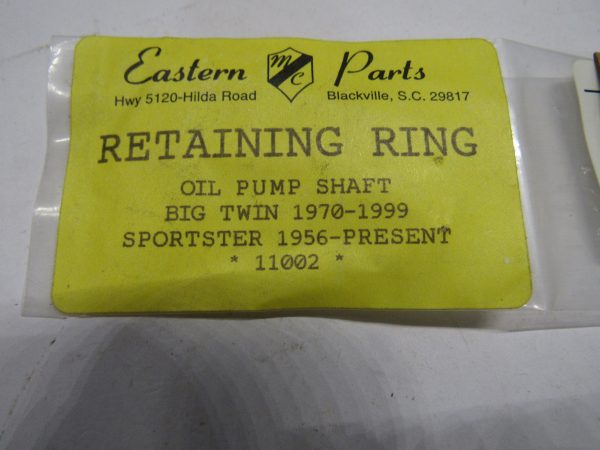 Harley Shovelhead,Evo,Sportster Oil Pump Shaft Retaining Ring 1970-99  P/N 11002 - Image 2