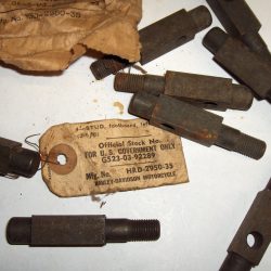 Harley Knucklehead,Panhead,45 Flathead Left Side Footboard Stud. *NOS*