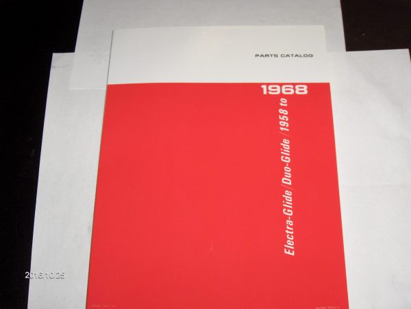 Harley Big Twin  Spare Parts Book for 1958-1968