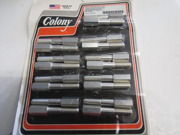 HARLEY BIG TWIN FLATHEAD 74" & 80 Head Bolt Set..Aluminum Heads