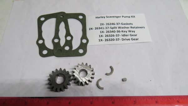 Harley Big Twin Flathead & 45 Flathead Scavenger Pump Kit 1937-73 - Image 3