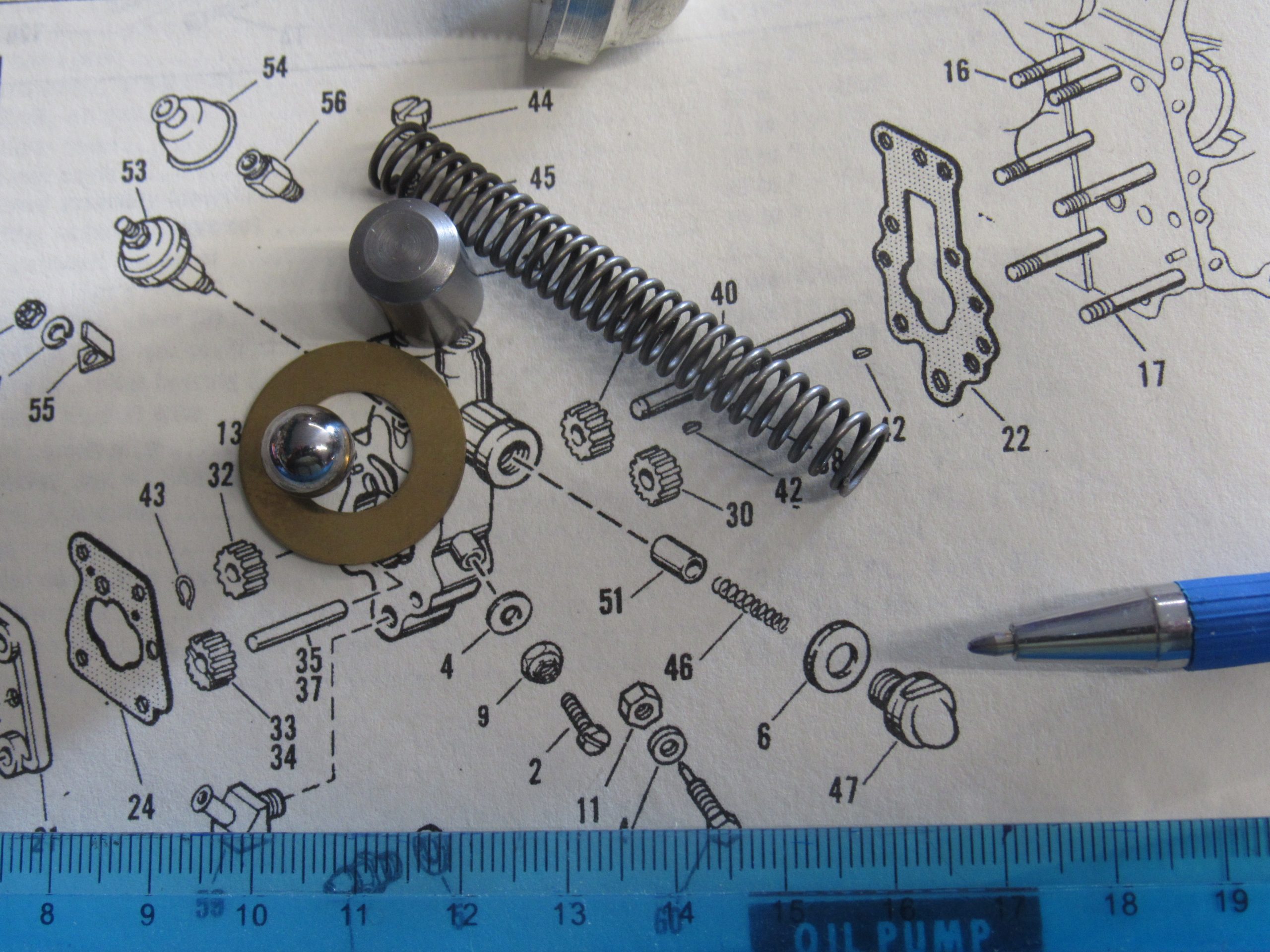 Harley Panhead,Shovelhead,Oil Pump Relief Valve Kit  1954-67 - Image 2