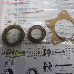 Harley Knucklehead,Panhead,45 Flathead Star Hub Seal Kit 1935-66. P/N 43576-35,,43570-35,,43571-35