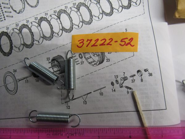 Harley Sportster Clutch Worm Release Lever Spring 1952-70.. 1972-90. P/N 37222-52 - Image 3