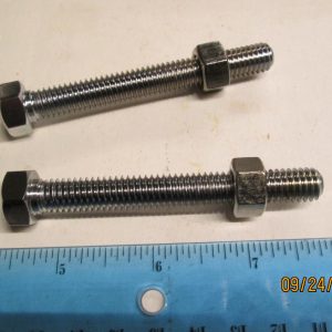 Harley Evo Softail Chrome Axle Adjuster Screws & Nuts 1993-99 P/N 47579-93