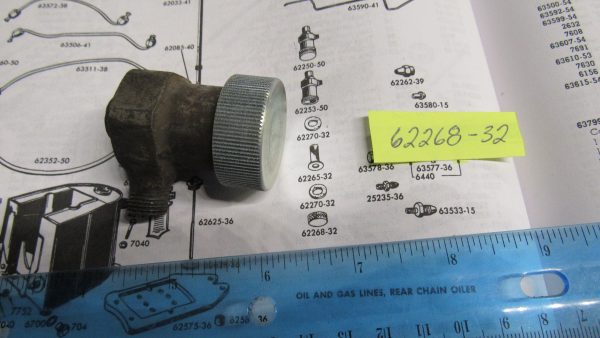 Harley Knuckle,Flathead,Panhead Fuel Strainer Cap. 1941-UP?? Part # 62268-41 - Image 2