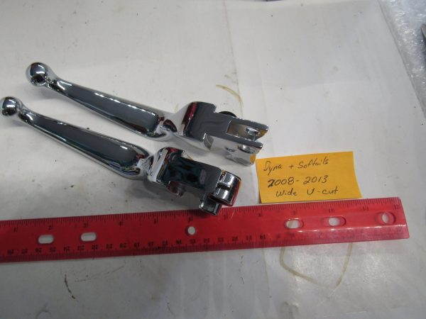 Harley Twin Cam Softails and Dynas,Chrome?Clutch & Brake Lever Set  2008-13 - Image 2