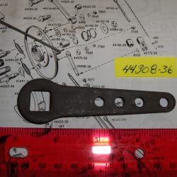 Harley,Knuckle,Pan,WLC Springer Front Brake Operating Brake Arm P/N 44308-36
