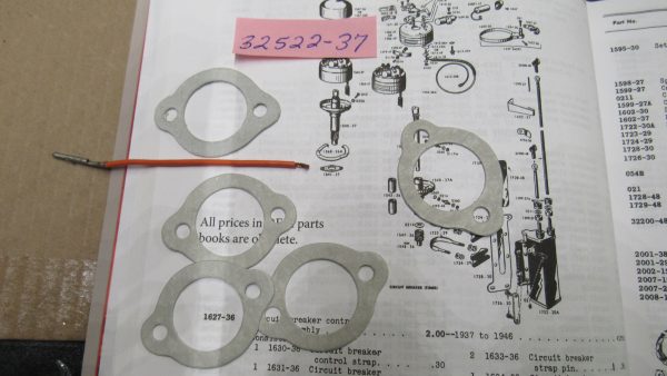 Harley 45 Flathead,Sportster Distributor Base Gaskets 1937-65 P/N 32522-37