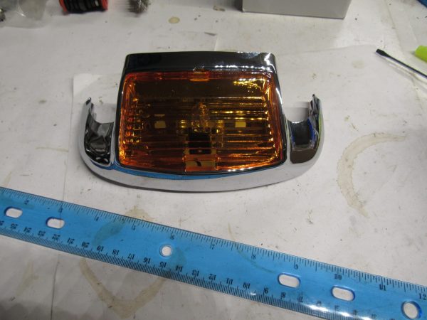 Harley Shovelhead,Evo Front Fender Trim Light with Amber Lens. 1979-UP?? P/N 59082-79 - Image 4