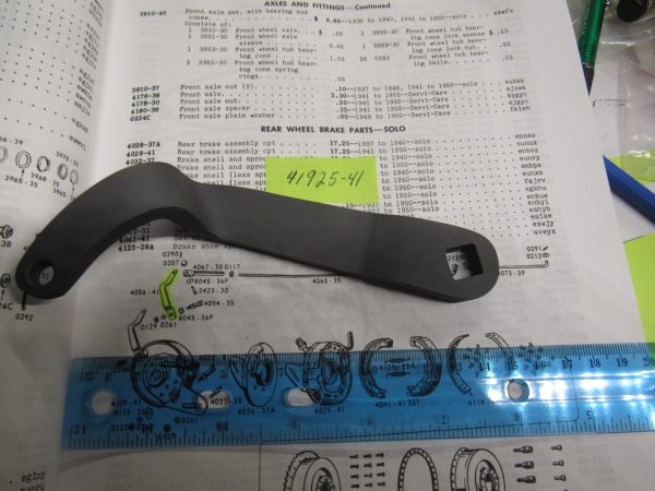Harley 45 Flathead,WL,WLA,WLC,WLD Rear Brake Arm 1941-52  P/N 41925-41 - Image 3