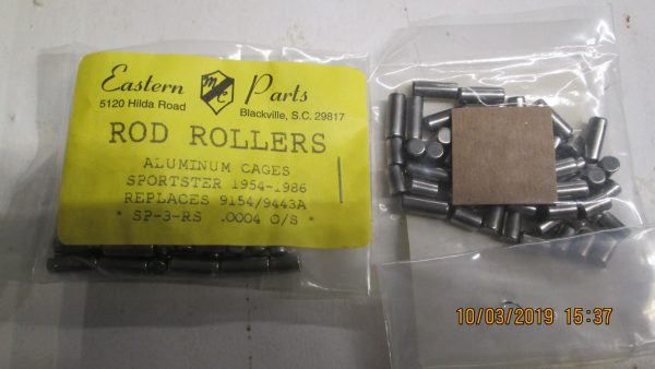 Harley Sportster Connecting Rod Roller Bearing Set. 1954-86 *.0004 Oversize* - Image 2