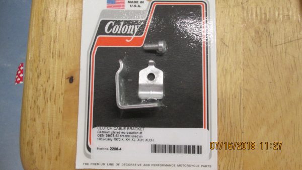 Harley Sportster Clutch Cable Bracket 1952-E1970 P/N 38676-52