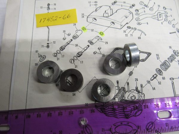 Harley Shovelhead Rocker Arms Shaft Spacer  1966-84  P/N 17452-66 - Image 2