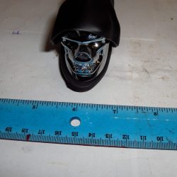 Harley Universal Chrome Skull Front Fender Ornament **KOOL**