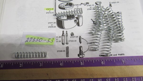 Harley Knuckle,Pan,Flathead Linkert Main Nozzle Retainer Spring P/N 27330-33