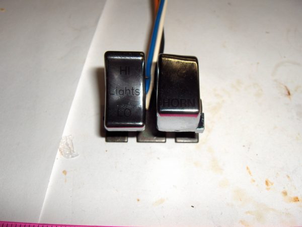 Shovelhead,Evo, Sportster, Chrome Dimmer & Horn Switch 1982-95 P/N 71597-92C - Image 4