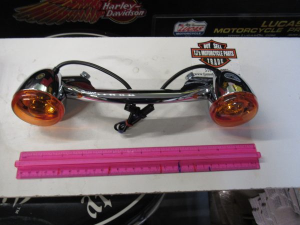 Harley Evolution,Twin Cam,Chrome or Black Revox Turn Signal Bar Kit