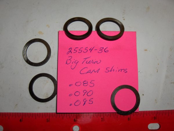 Harley Knucklehead,Panhead,Shovelhead,Evo Cam Shims 1936-98 - Image 2