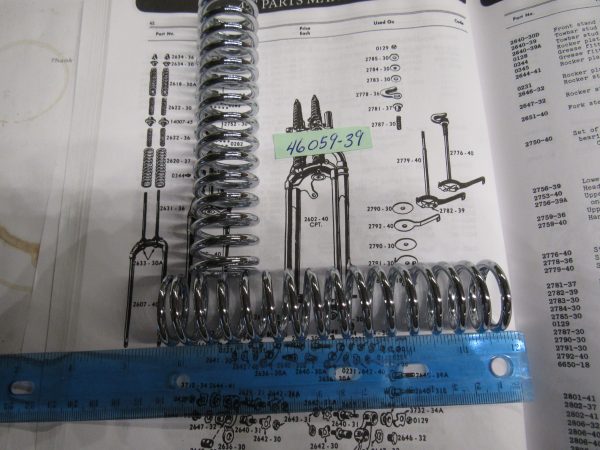 Harley Knuckle,Pan,45 Flathead Inner Lower Springer Springs P/N 46058-39