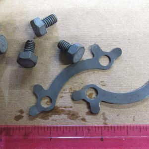 Harley Linkert Air Cleaner Mount Screws and Lock Tabs. 1956-65 P/N 29060-56