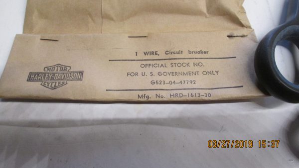 Harley Knuckle,Pan,45 Flathead Circuit Breaker Wire**NOS** 1936-60.P/N 32689-30B or Old # 1613-30 - Image 8