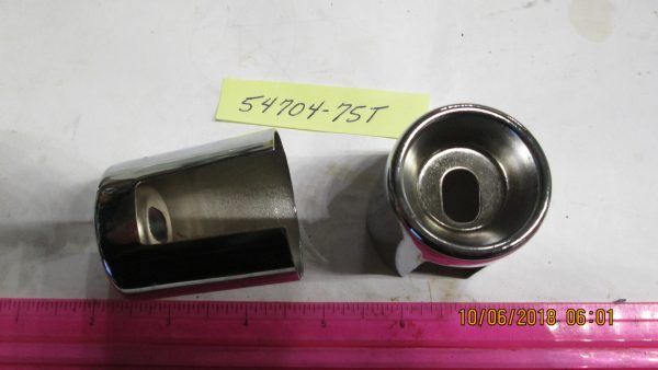 Harley Ironhead Sportster Chrome Upper Shock Stud Covers.1975-78. P/N 54704-75 - Image 3