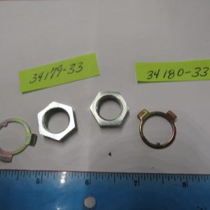 Harley Big Twin Tranny Shifter Finger Bushing Nut & Lock Kit 1935-84. P/N 34179-33 & 34180-33