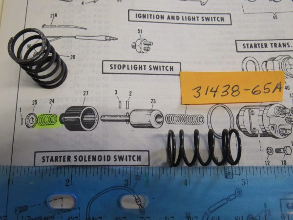 Harley Shovel,Sportster Starter Solenoid Over-Run Spring 1965-88 P/N 31438-65A - Image 2