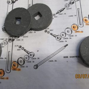 Harley Knuckle,Panhead,Flathead,Ride Control Friction Washers P/N 13431-33