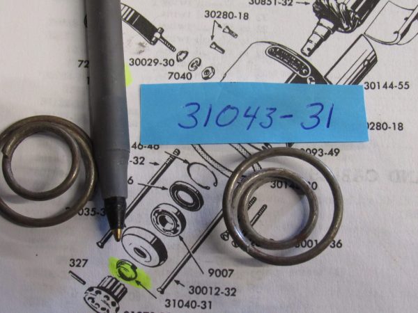 Harley Knucklehead,Panhead,45 Flathead Generator End Spring. 1932-57. P/N 31040-31