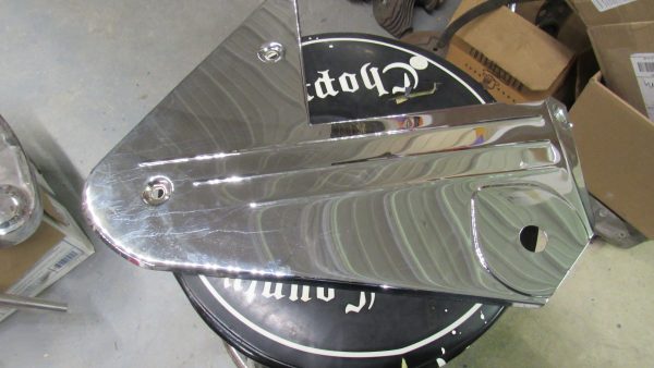 Harley Flat Side Shovel Right Side Chrome Frame Cover 1966-69
