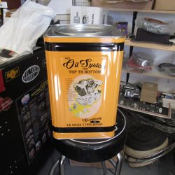 Reproduction US 5 Gallon Motorcycle Oil Can.. **KOOL**