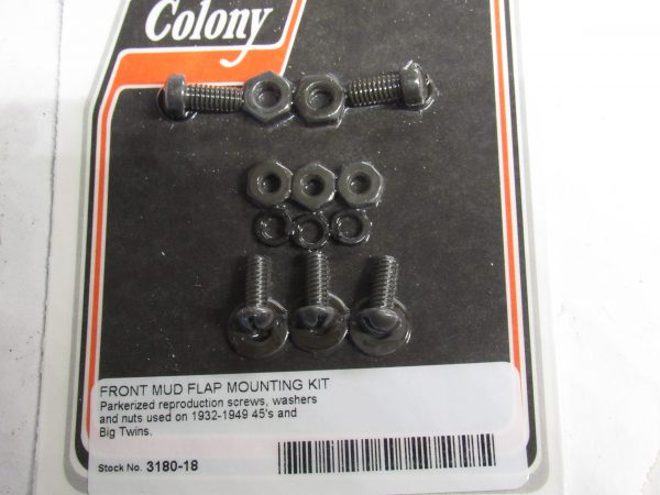 Harley Knucklehead,Flathead,Panhead Front Mud Flap Mounting Kit.. 1932-49 - Image 3