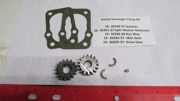 Harley Big Twin Flathead & 45 Flathead Scavenger Pump Kit 1937-73