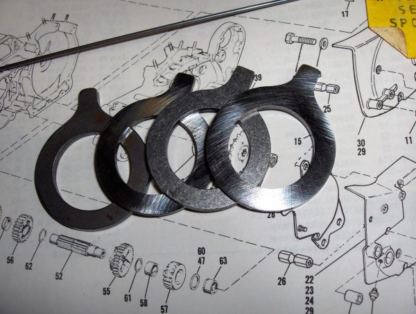Harley Sportster Mainshaft right Side Thrust Washer Set.. 1979-84. P/N 35360-Set