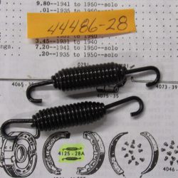 Harley 45 Flathead Solo Rear Brake Shoe Springs  1929-52  P/N 44486-28