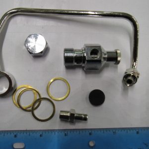 Harley Knucklehead,Panhead,Chrome Fuel Petcock Shut-Off Rod Kit 1940-65