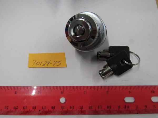 Harley Shovel,Sportsters,Custom Chrome Ignition Key Switch 1973-76 P/N 71425-77