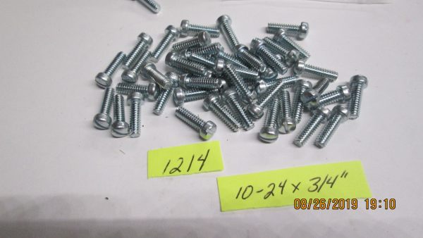 Harley Panhead,Shovel,Sportster Zinc Plated Screws *QTY 10* Part # 1214 - Image 2