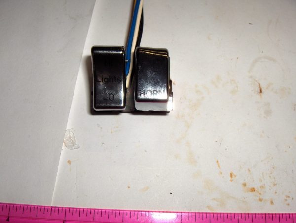 Shovelhead,Evo, Sportster, Chrome Dimmer & Horn Switch 1982-95 P/N 71597-92C - Image 3