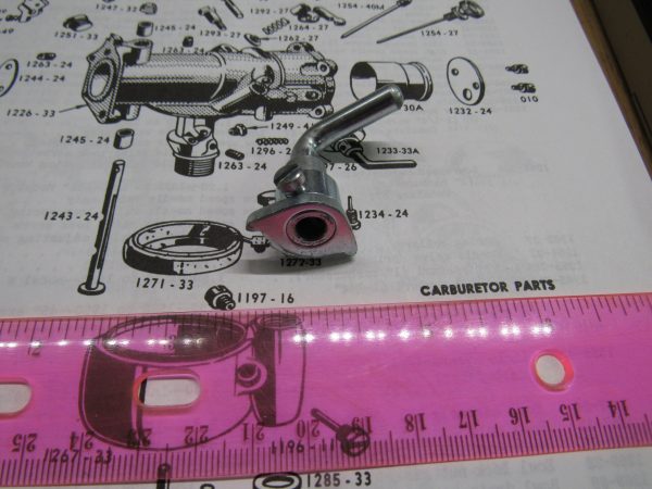 Harley 45 Flathead Linkert Carburetor Choke Lever.*Short* 1941-52 P/N  27288-33