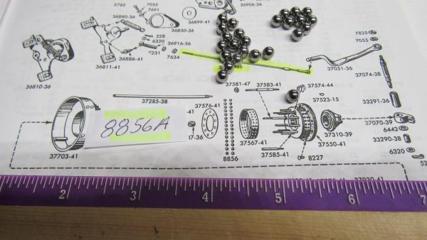 Harley Knucklehead,Panhead,Flathead Clutch Hub Ball Bearings .P/N 8856A *QTY 25*