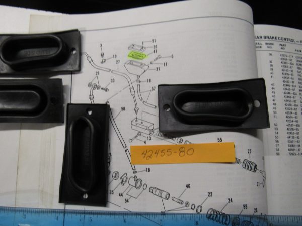 Harley Shovel,Evo,Rear Master Cylinder Reservoir Gasket 1980-UP?? P/N 42455-80 - Image 3