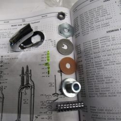 Harley Knucklehead,Panhead,Steering Damper Handle Kit 1937-48