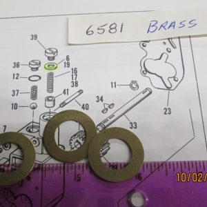 Harley Pan,Shovel Oil Pump Relief Valve Plug Washer *Brass* 1954-78