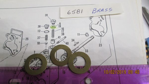 Harley Pan,Shovel Oil Pump Relief Valve Plug Washer *Brass* 1954-78