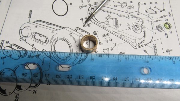 Harley Shovelhead FX Inner Primary Cover Bushing 1974-84. P/N 60593-74 - Image 2