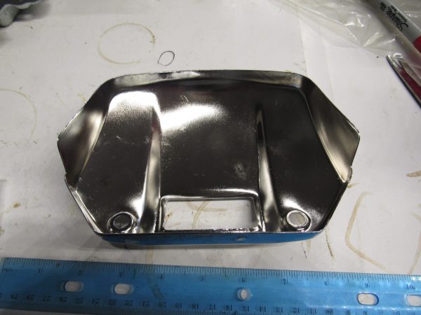 Harley Sportster Chrome Headlamp Visor Cover with Cutout 1971-up??